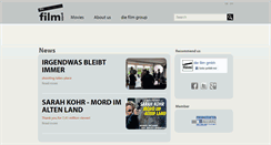 Desktop Screenshot of diefilmgmbh.de