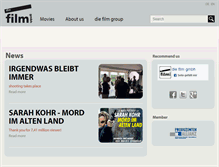 Tablet Screenshot of diefilmgmbh.de